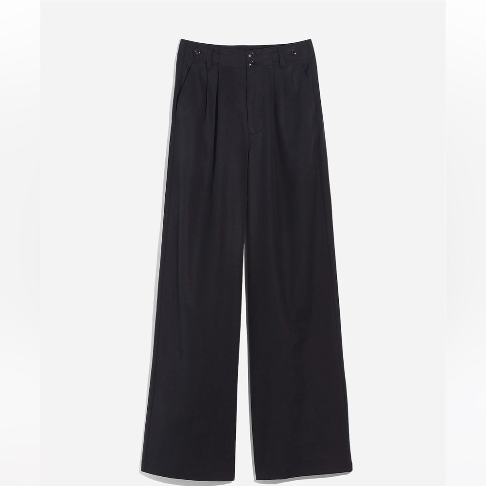 The Harlow Wide-Leg Pant size 2 color true black new with tags